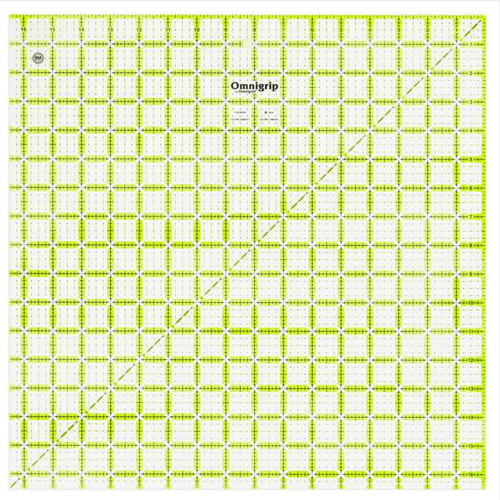 Neon Square Ruler, 16-1/2" x 16-1/2"