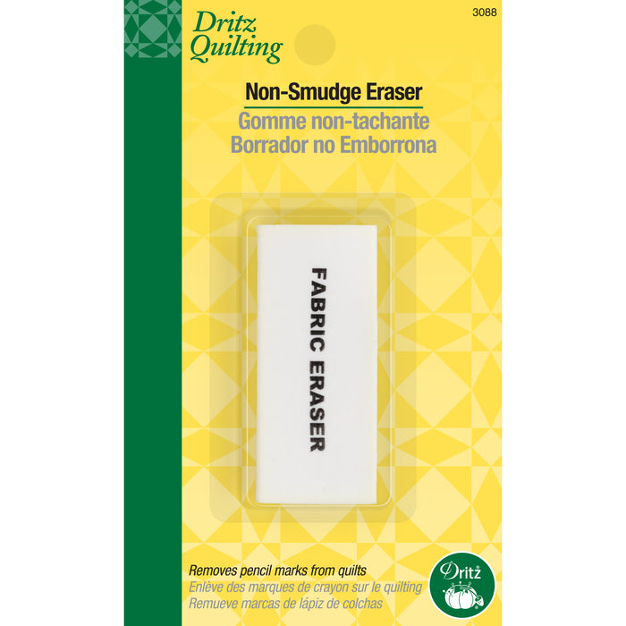 Non-Smudge Fabric Pencil Eraser, White