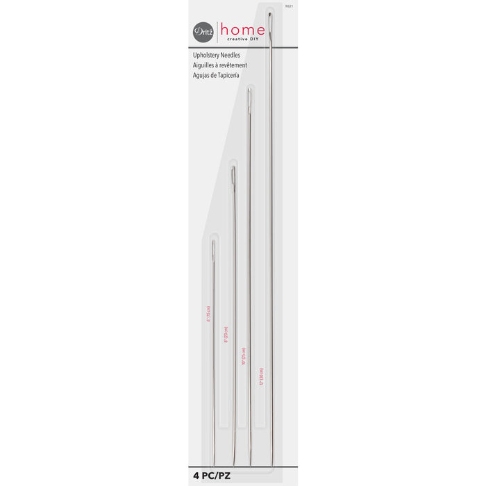 Upholstery Needles, Assorted, 4 pc