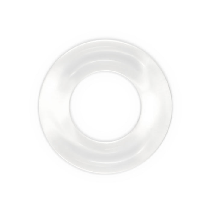 1/2" Plastic Rings, Clear, 24 pc