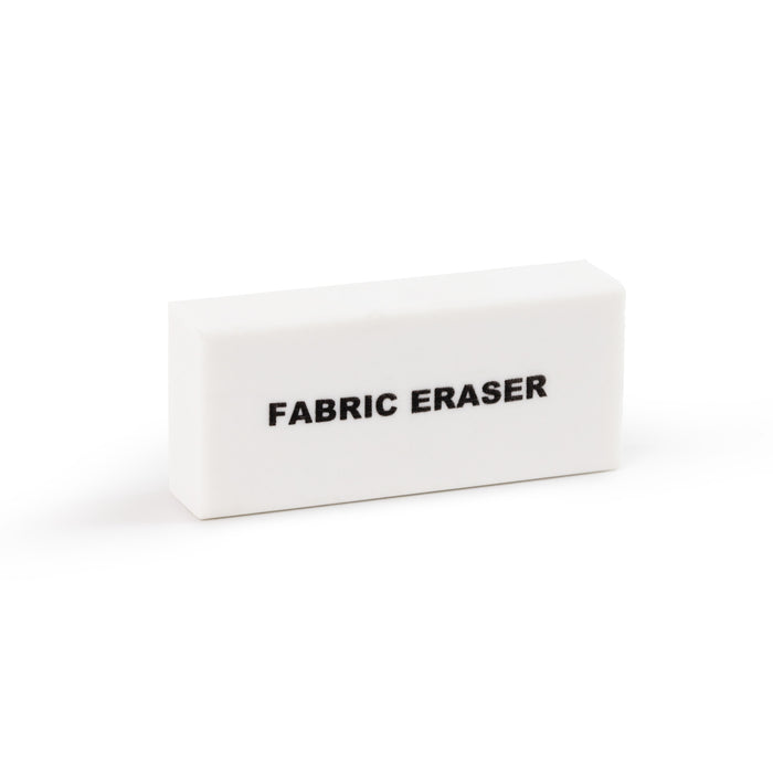 Non-Smudge Fabric Pencil Eraser, White