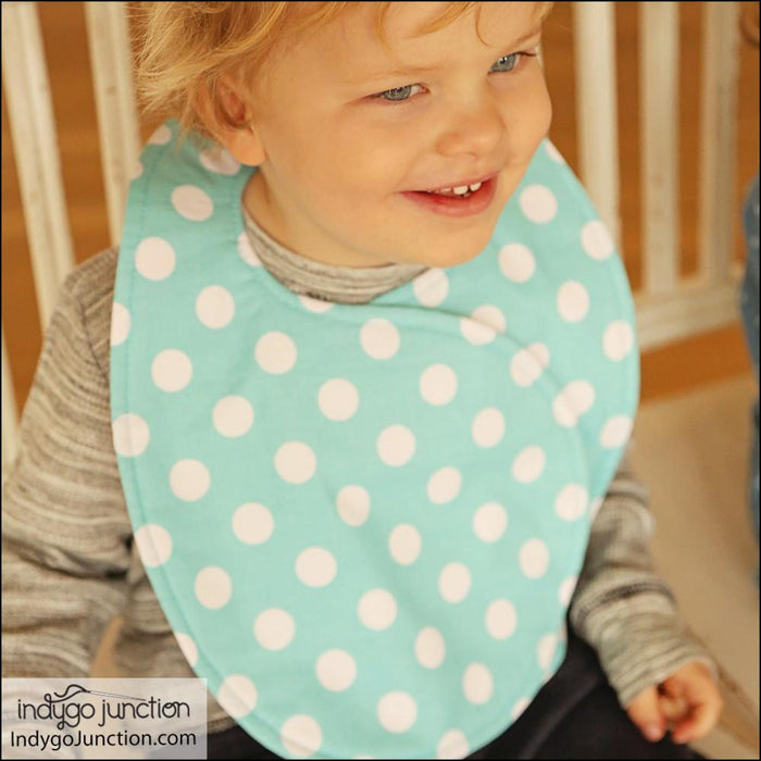 Reversible Crossover Applique Bibs Pattern, Shippable