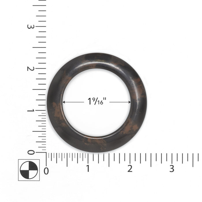 1-9/16" Curtain Grommets, Brown, 8 Sets
