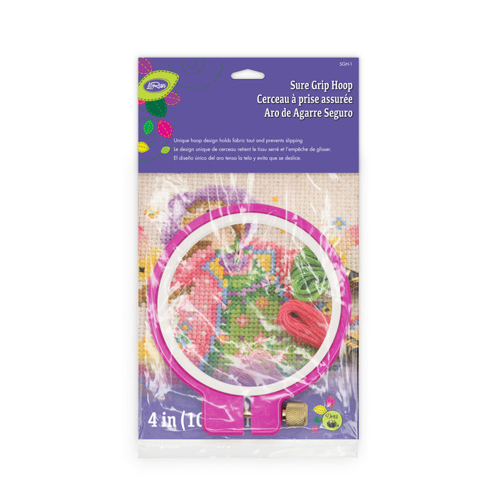Sure Grip Hoop, Holds Fabric, Size 4