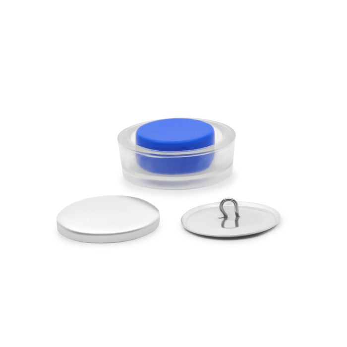 1-1/8" Cover Button Kit, Nickel