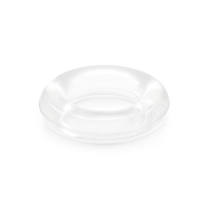 1/2" Plastic Rings, Clear, 24 pc