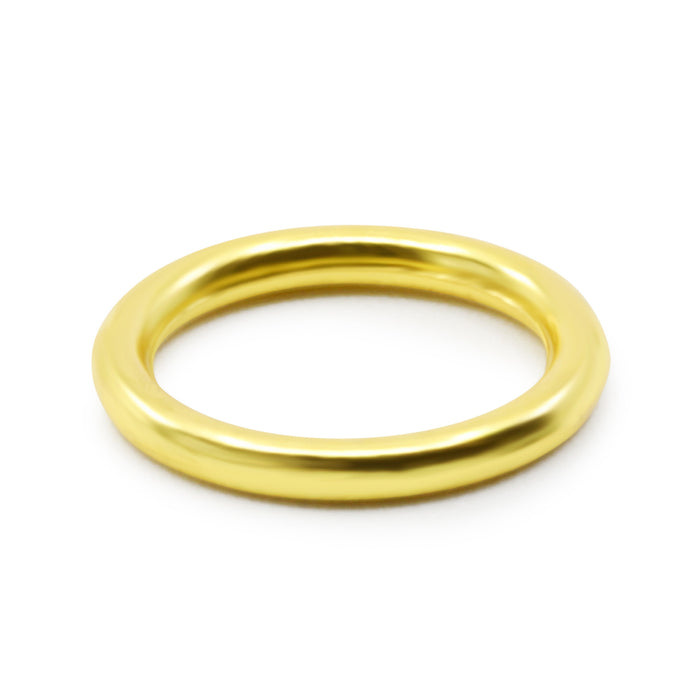 1/2" Brass Plated Rings, 24 pc
