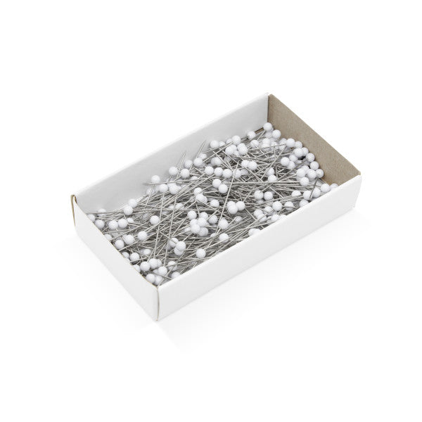 Size 24, Steel White Colorball, 4mm head