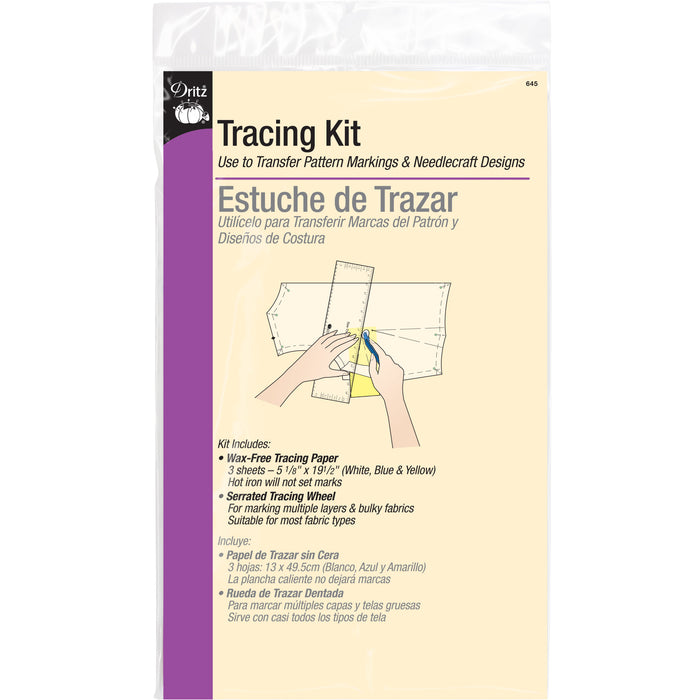 Tracing Kit with Tracing Paper & Wheel