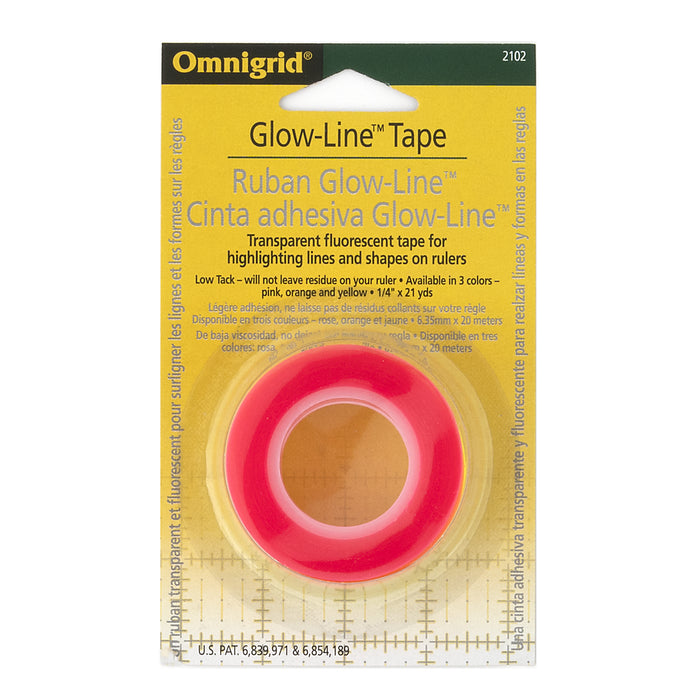 Glow-Line Tape, Transparent and Fluorescent