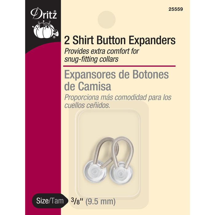 3/8" Shirt Button Expanders, 2 pc