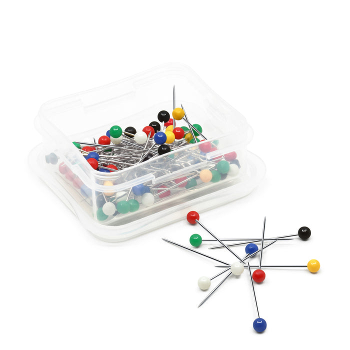 1-1/4" Ball Point Pins, Assorted, 100 pc