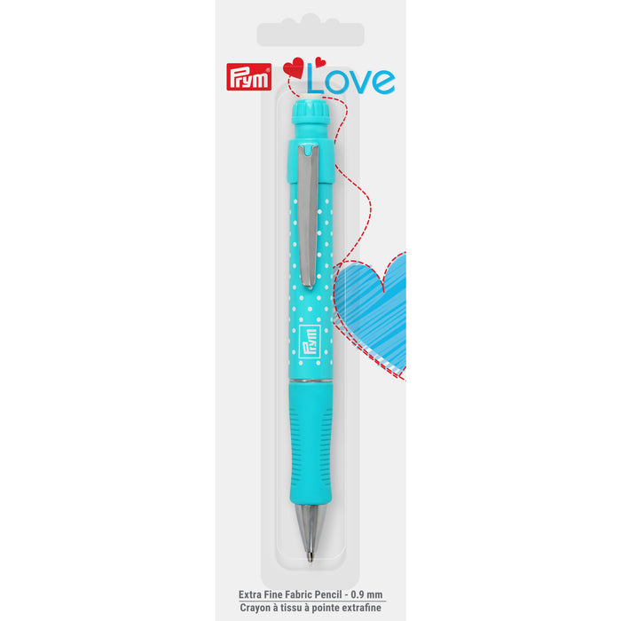 Extra Fine Fabric Mechanical Pencil, 0.9 mm, Turquoise
