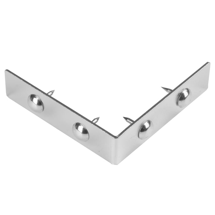 Smooth Right Angle Corners, Small, Nickel, 4 pc