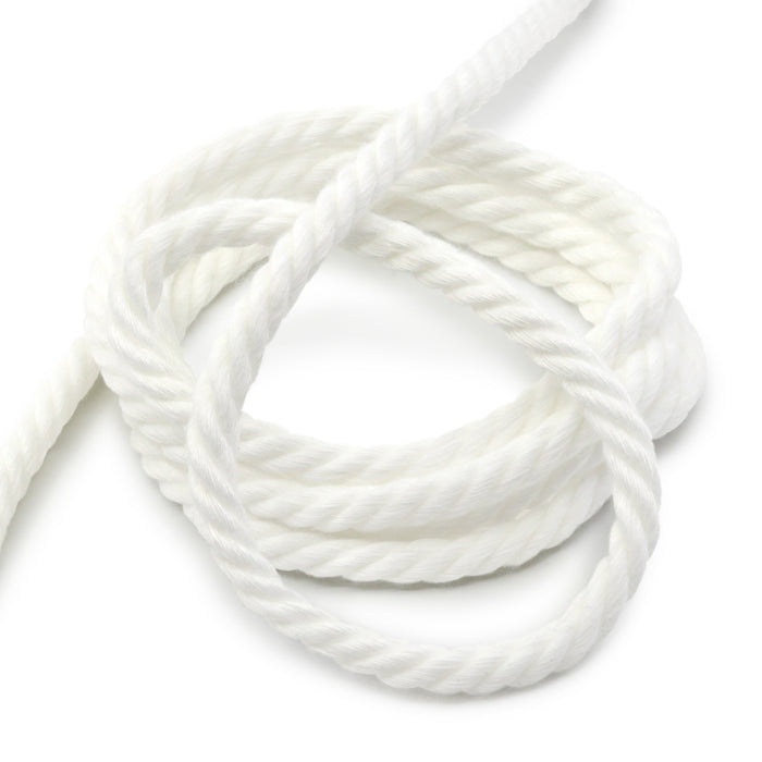 3/16" Cable Cord, White, 10 yd