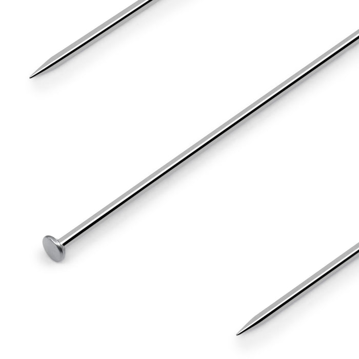 1-1/16" Long Pleating Pins, Nickel, 350 pc