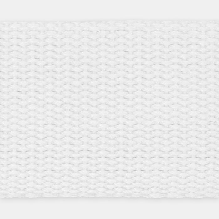 1-1/2" Polyester Belting & Strapping, White, 2 yd