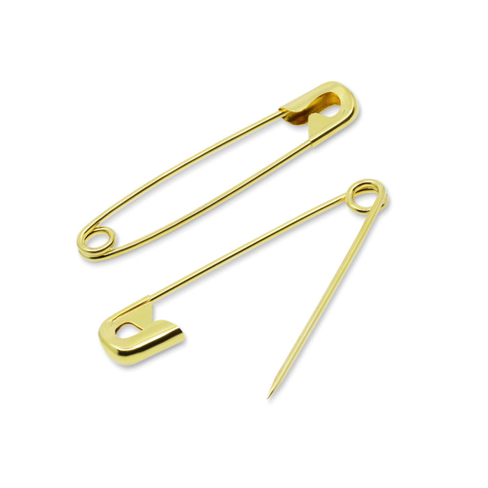2" Quilters Brass Safety Pins, Brass, 20 pc