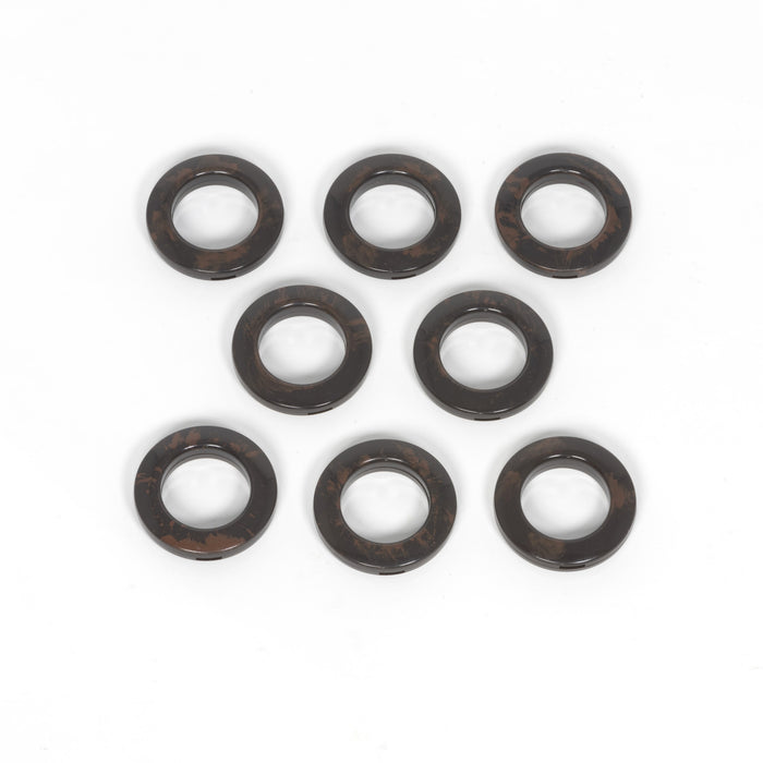 1" Curtain Grommets, Brown, 8 Sets