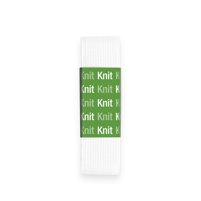 1" Knit Non-Roll Elastic, White, 30"