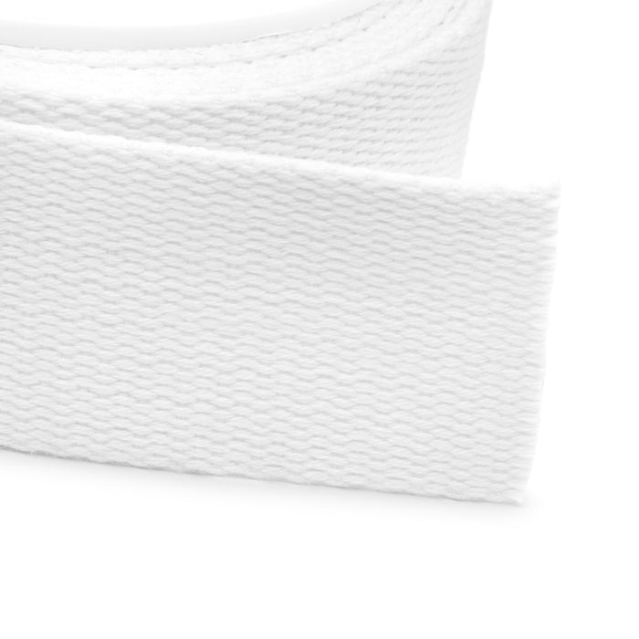 1-1/2" Polyester Belting & Strapping, White, 15 yd