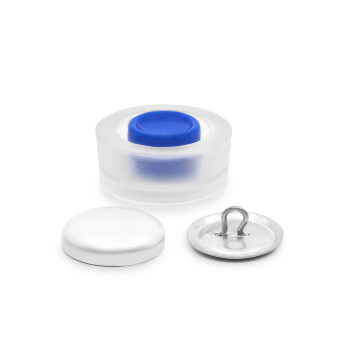 3/4" Cover Button Kit, Nickel