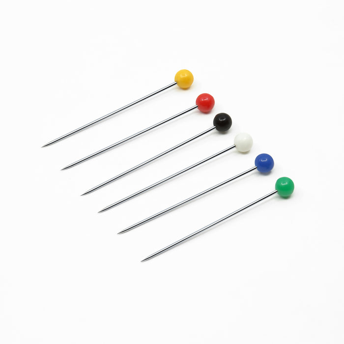 1-1/2" Long Ball Point Pins, Assorted, 75 pc