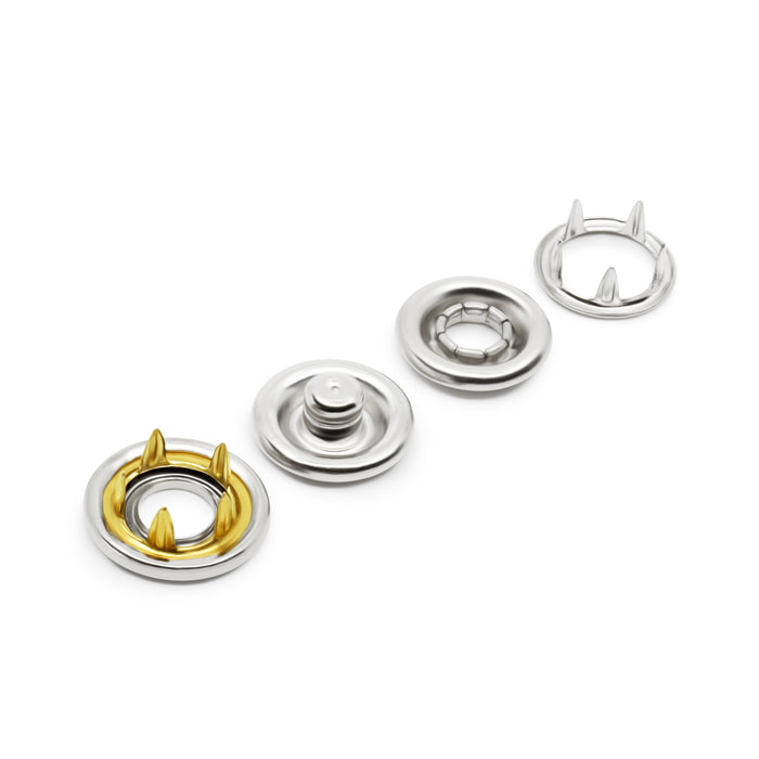 Decorative Snap Fasteners, 12 Sets, Nickel — Prym Consumer USA Inc.