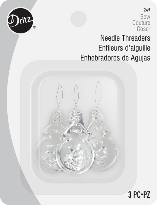 Metal Needle Threaders, 3 pc