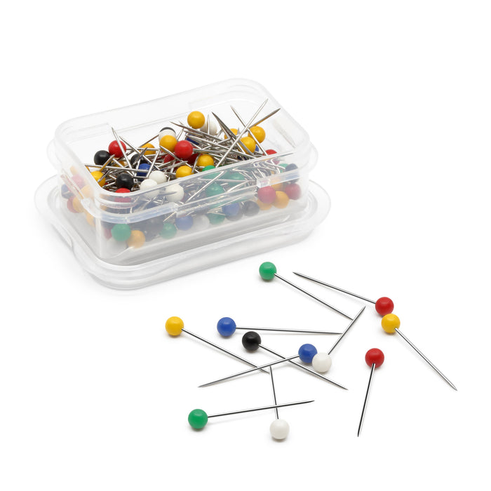 1-1/16" Color Ball Pins, Assorted, 100 pc