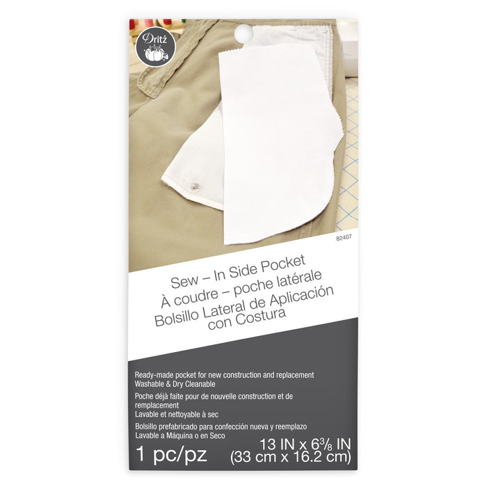 Sew-In Side Replacement Pocket