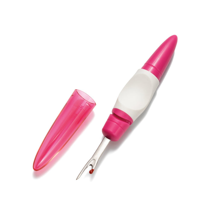 Large Seam Ripper with Protective Cap, Pink