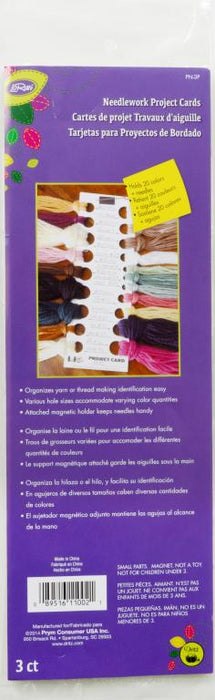 Needlework Project Cards, 3 pc