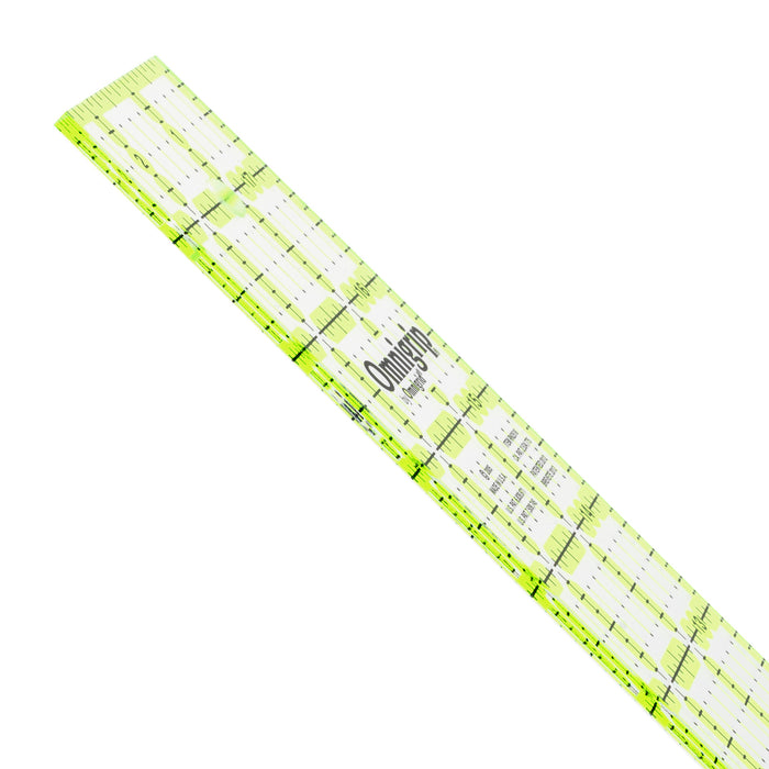 Neon Rectangle Grid Ruler, 3" x 9"