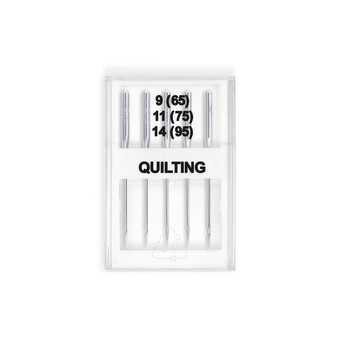 Machine Quilting Needles, Size 9, 11 & 14, 5 pc