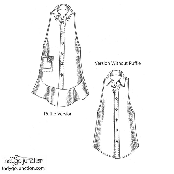 Kitchen Shirt Tales Recycled Apron Pattern, Shippable