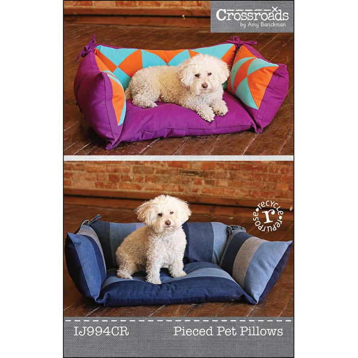 Pieced Pet Bed Pillows Pattern, Shippable