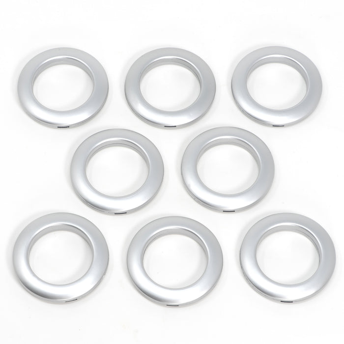 1-9/16" Curtain Grommets, Brushed Silver, 8 Sets