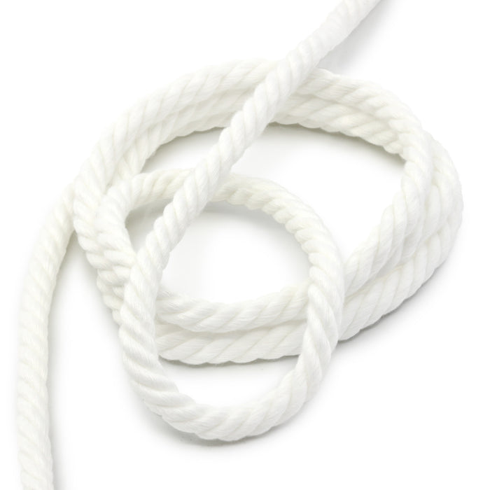9/32" Cable Cord, White, 10 yd