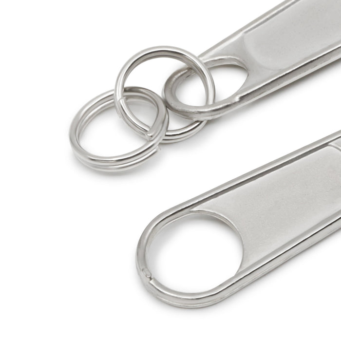 Zipper Tab Replacements, Nickel, 2 pc