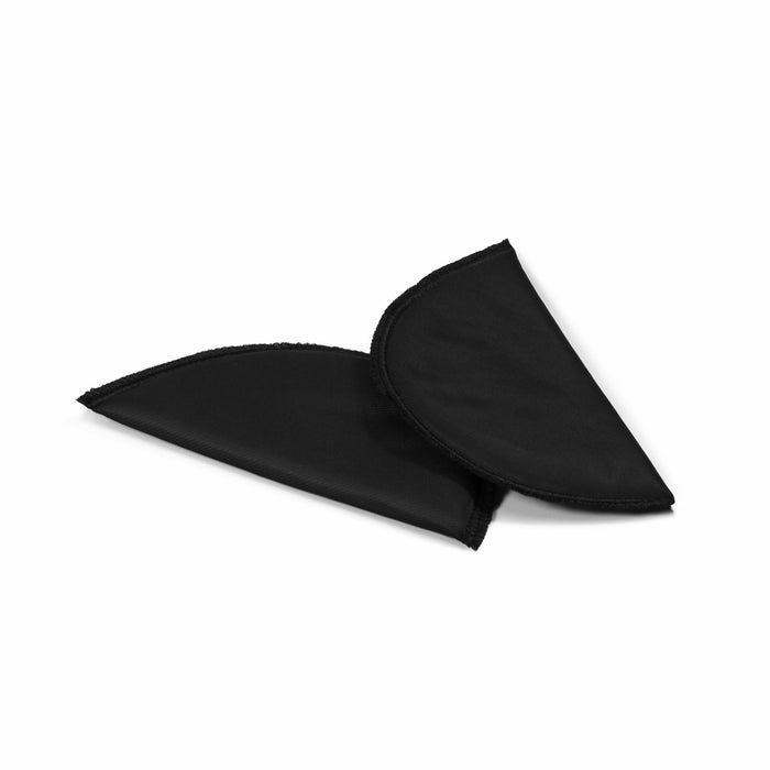 1/2" Covered All-Purpose Shoulder Pads, Black