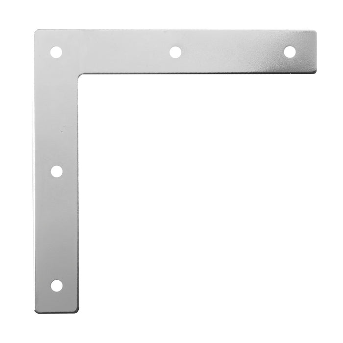 Smooth Campaign Hardware Corners, Large, Nickel, 4 pc