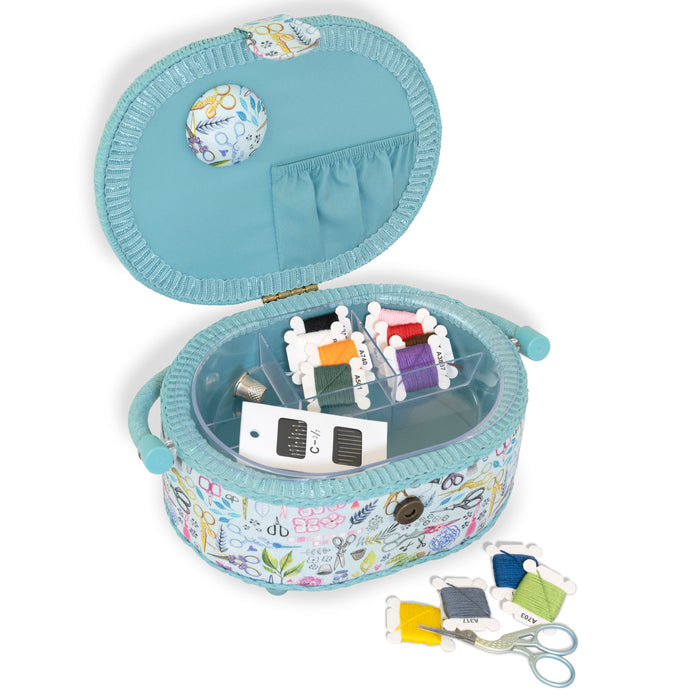 Sewing Basket Embroidery Set, Small