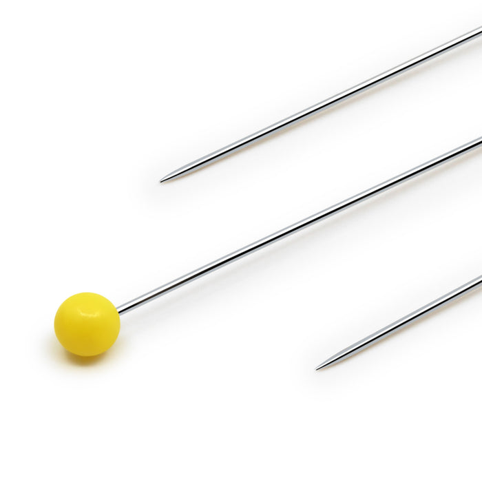 1-3/4" Quilting Pins, Yellow, 500 pc