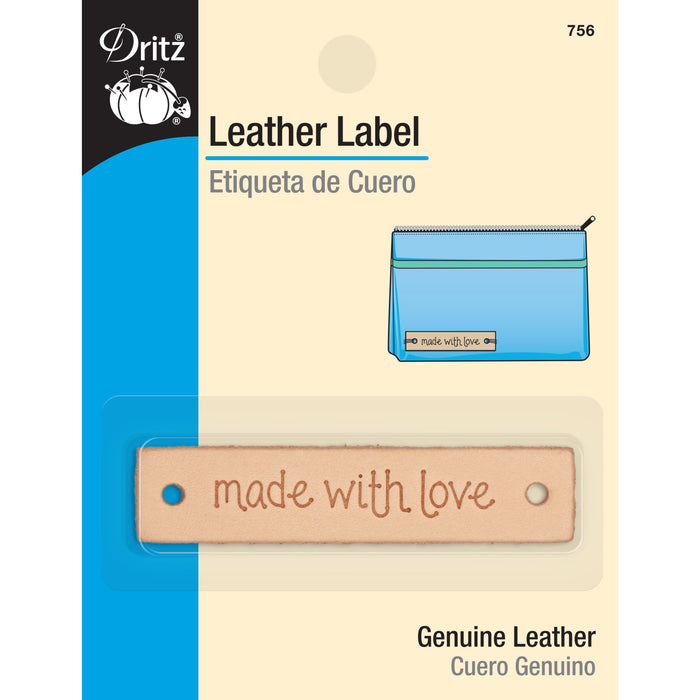 Rectangle Leather Label