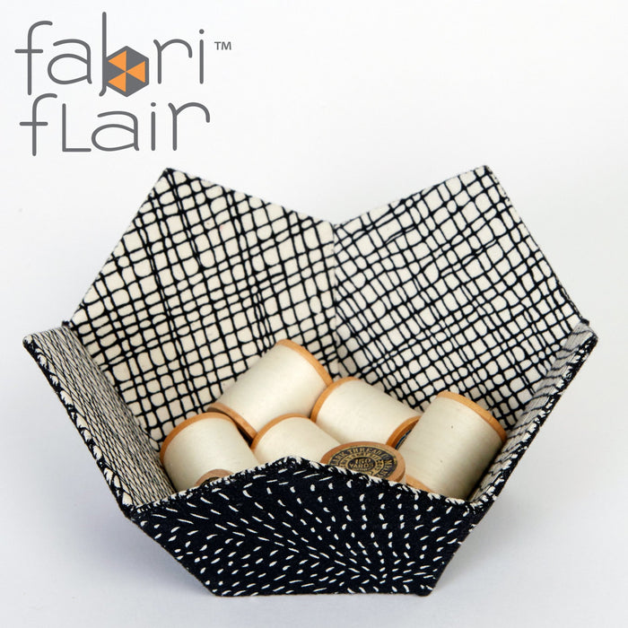 Faceted Spheres & Bowl Fabriflair Pattern, Shippable