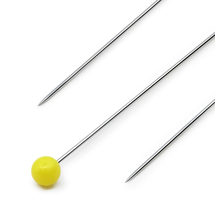 1-3/4" Quilting Pins, 500 Count, Yellow