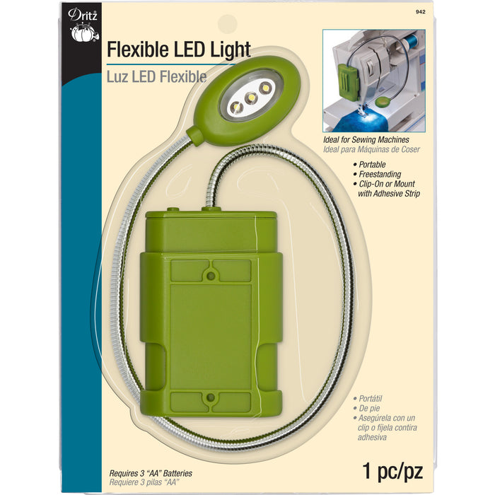 Flexible LED Light, Free-Standing and Clip-On, Assorted Colors