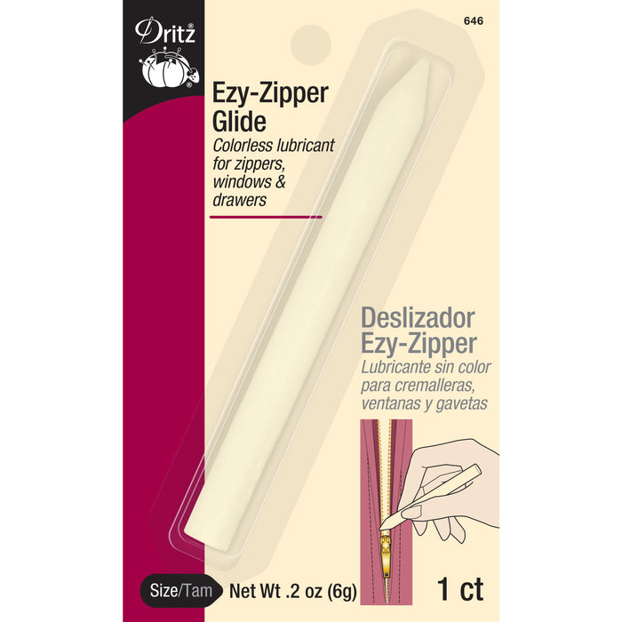 Ezy-Zipper Glide, Colorless Lubricant, 0.2 oz.