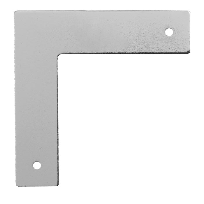 Smooth Campaign Hardware Corners, Small, Nickel, 4 pc